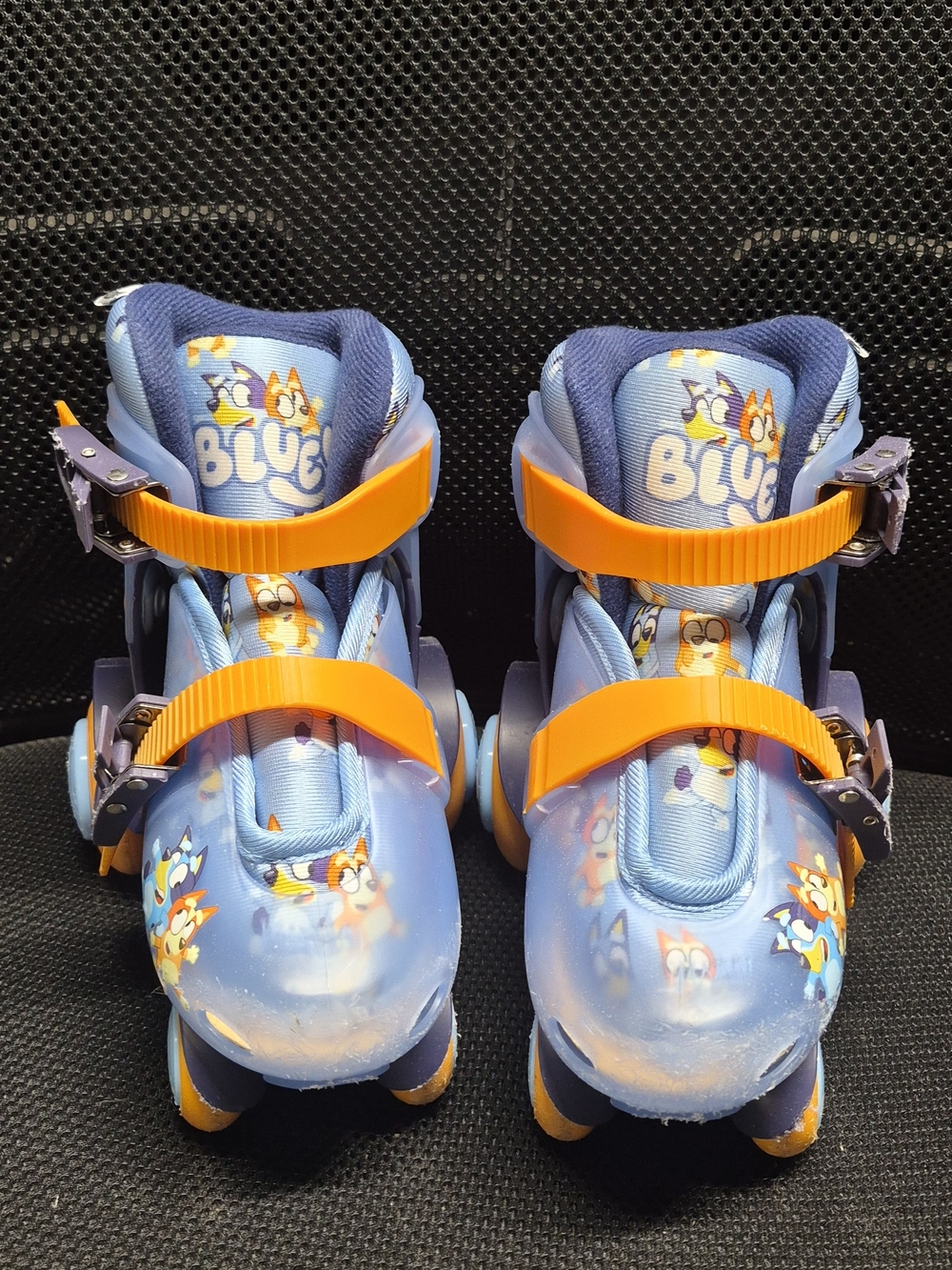 Adjustable Kids Beginner Skates - Bluey